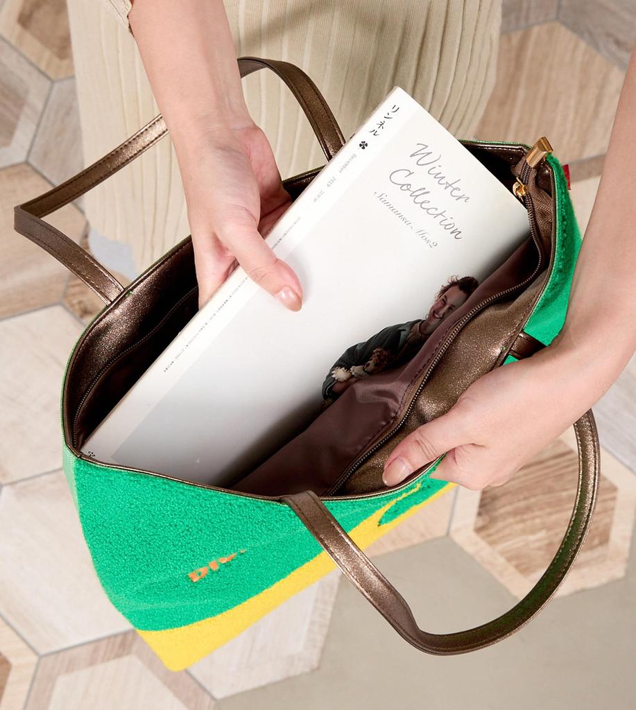 Miffy Tote Bag Brand Lightweight Thin Gusset Shoulder Bag Large Capacity A4 Large Present Gift Zucchero Dick Bruna 62080 [ZUCCHERO] Women's (Light