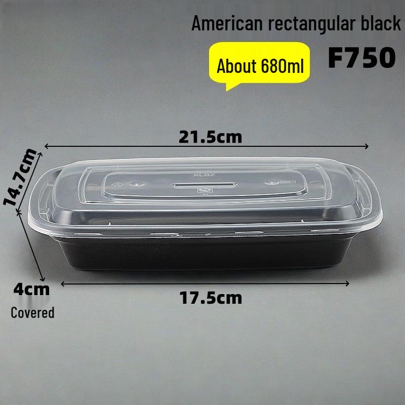 American Style Rectangular Disposable Meal Box