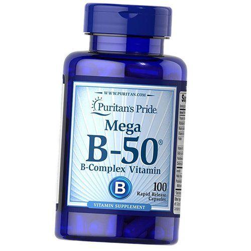 

Вітаміни групи В, Vitamin B-50 Complex Caps, Puritan s Pride 250капс (36367222) 100caps