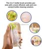 Professional Baby Bottle Brush With Long Handle Nylon Sponge for Decontamination Suction Cup