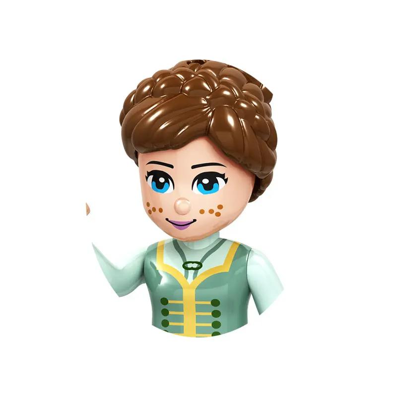 Παραμύθια Πριγκίπισσα Κορίτσι Καλλονή και το Τέρας Σταχτοπούτα Άννα Ολίβια Frozen Μοντέλο Χαρακτήρας Κτίσιμο Μπλοκ Παιδικά Παιχνίδια Δώρα