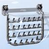 Folding Socks Drying Clips Rotating Balcony Drying Hanger Baby Clothes Drying Rack  Bathroom