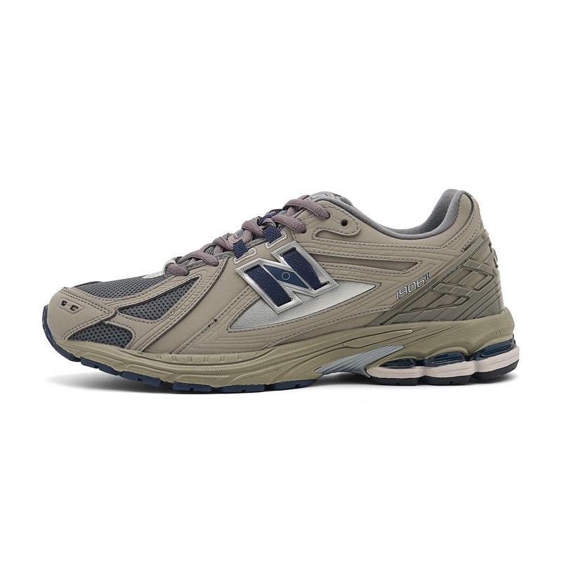 New Balance 1906R Men's Black Retro Mesh Running Shoes - Height Increasing Casual Dad Sneakers.