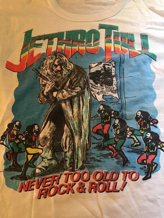Vintage Jethro Tull 1979 Stormwatch Tour White Cotton S-234XL T-shirt E263 Unisex T-Shirt XXL
