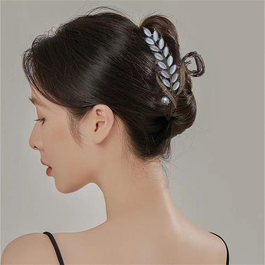 New Crystal Opal Hair Clasp Hairpin for Women's Fashion, Personality, Elegant Hairpin, and Advanced Hairpin Accessories