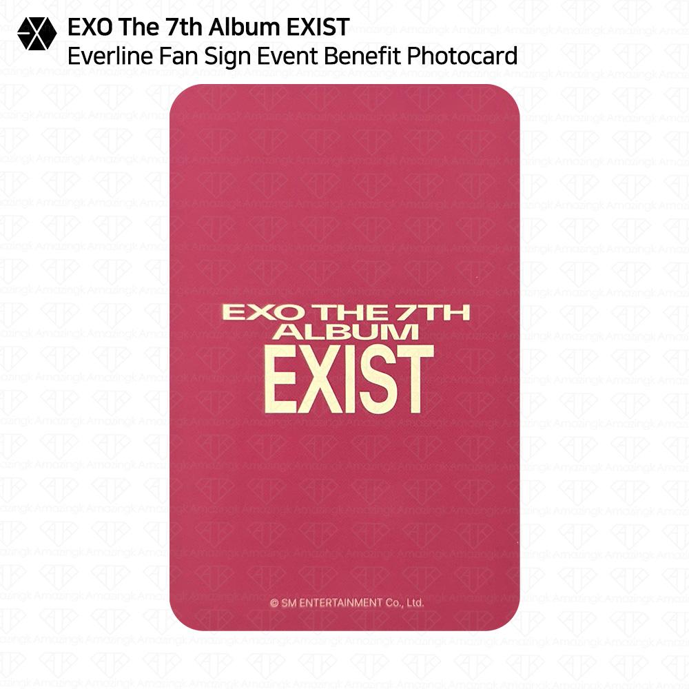 EXO EXIST Everline Fansign-arrangement Fordelskort BAEKHYUN KPOP K-POP
