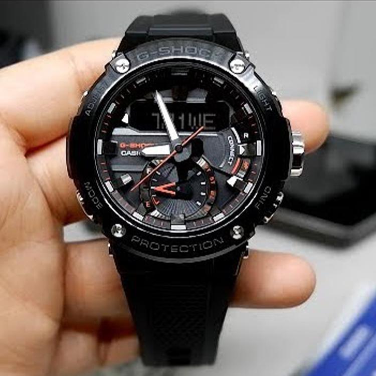 Casio Orologio da uomo serie G-STEEL Nero GST-B200B-1AER GST-B200B-1AER