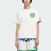 adidas Originals Basketball Crest Loose Fit Round Neck Sports Short Sleeve T-Shirt Unisex Tops KD3615