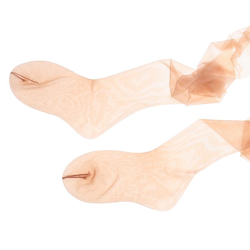 1D Ultra Thin Invisible Bottomed Pantyhose Women Sexy Transparent Skinny Leg Tights Open Crotch / Close Crotch Hosiery