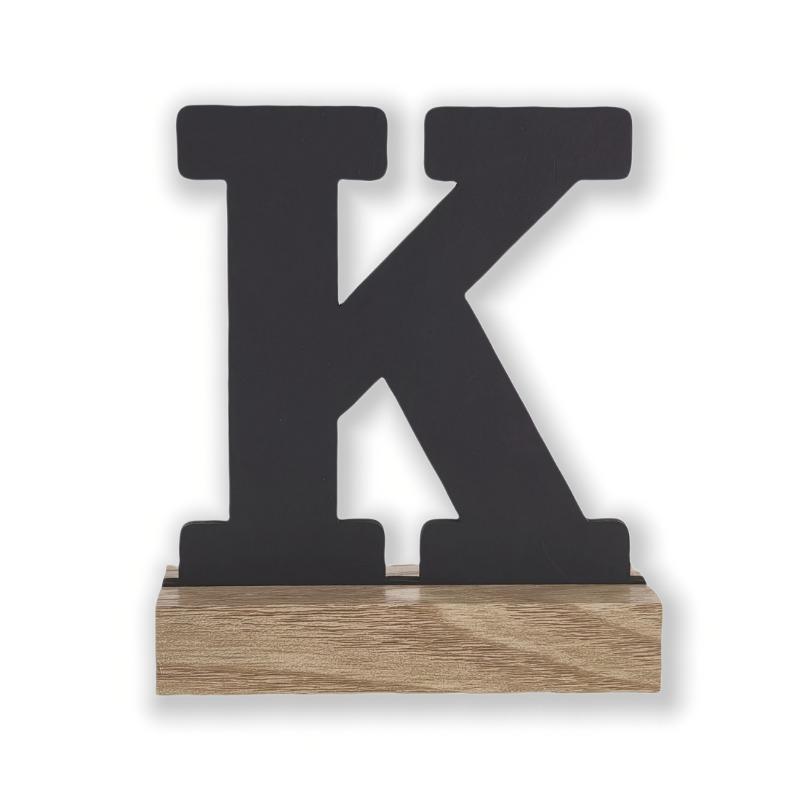 Rustic Artificial Wood Alphabet Letter Vintage Style Desktop Decor for Home Birthday Christmas Wedding Party Supplies