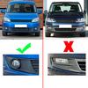 Sis lambası çerçevesi VW Touran 2011-2015 için sol/sağ ön yan alt tampon sis aydınlatma koruması ızgara