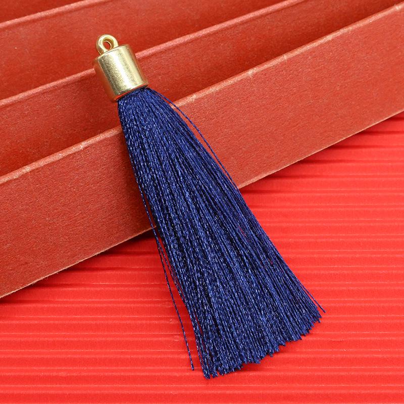 

Золотая подвеска-кисточка в виде шляпы: Праздничный шип длиной 6 см для самодельных украшений для волос, сережек или закладок.