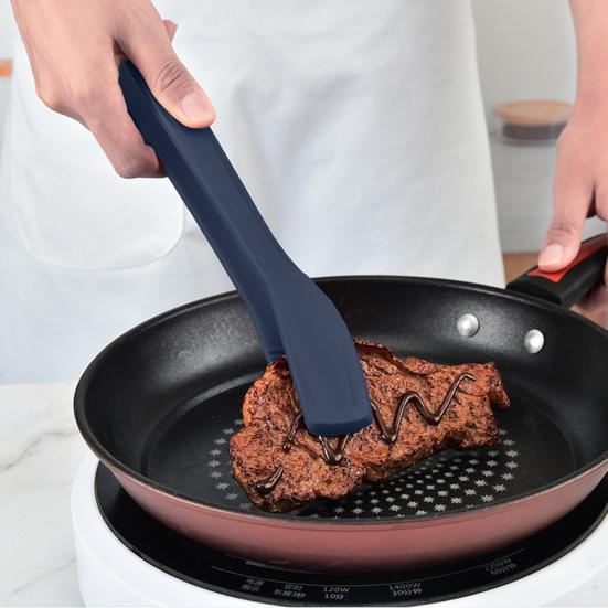 Food Tong Multi-purpose Silicone Kitchen Tong High Temperature Resistance Food Serving