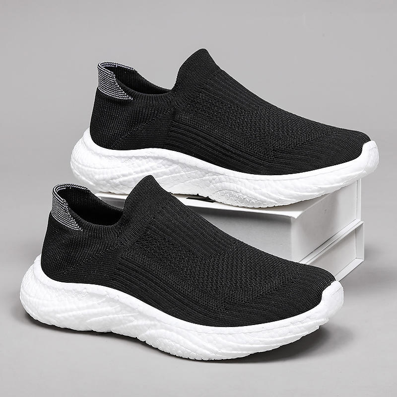 Spring and Autumn Breathable Casual Fly-woven Socks Shoes Summer Soft-soled Running Sneakers