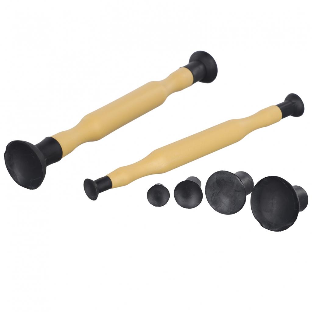 2 buc accesorii pentru scule de lepuit manual cu mâner cu capăt dublu