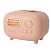 Tissue Box Holder Cute Radio   Wide Opening Anti Slip Feet Plastic Tissue Paper Box for   Bedroom Living Room