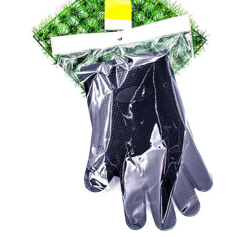 Household BBQ Oven Gloves Heat Resistant Gloves Silicone Baking Oven Mitts Barbecue Heat Lnsulation Microwave Gloves Mitts