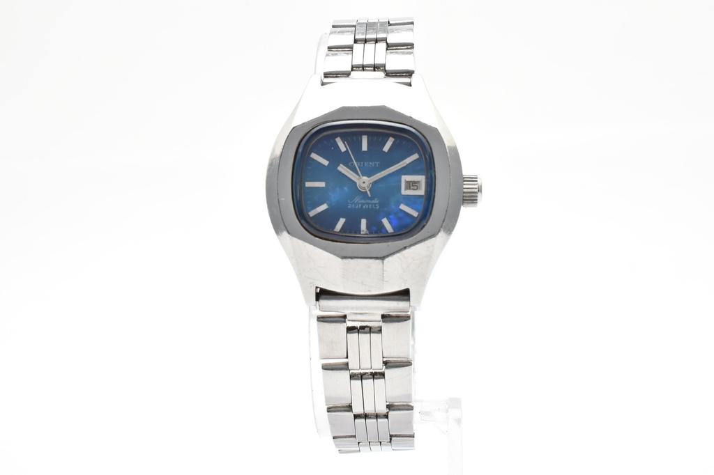 Used ORIENTWatches Silver/blue Stainless Steel Women
