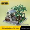 Modular Garden Scene Cafe Building Blocks - Compatible with Lego Sets
