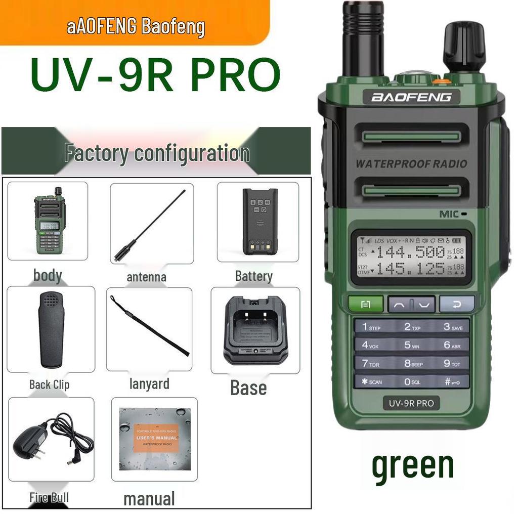 Baofeng UV9R Pro Waterproof 18W High Power Long-Range Walkie-Talkie