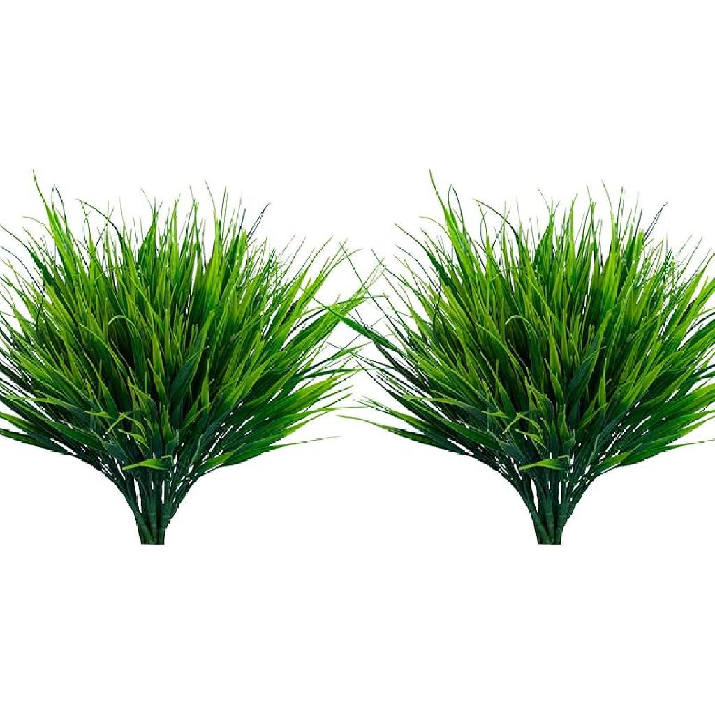 Lnoicy 20pcs Artificial Flowers for Outdoor,Plastic Flowers Decoration, UV Resistant Faux Flowers Shrubs, Artificial Plants for Indoor Outside Garden