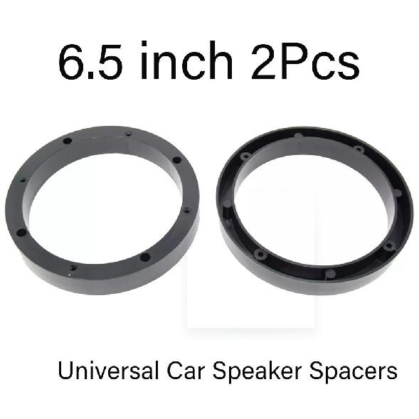 1 Pair Universal 6.5 Inch Car Plastic Speaker Spacer Rings Adapter Audio Mat