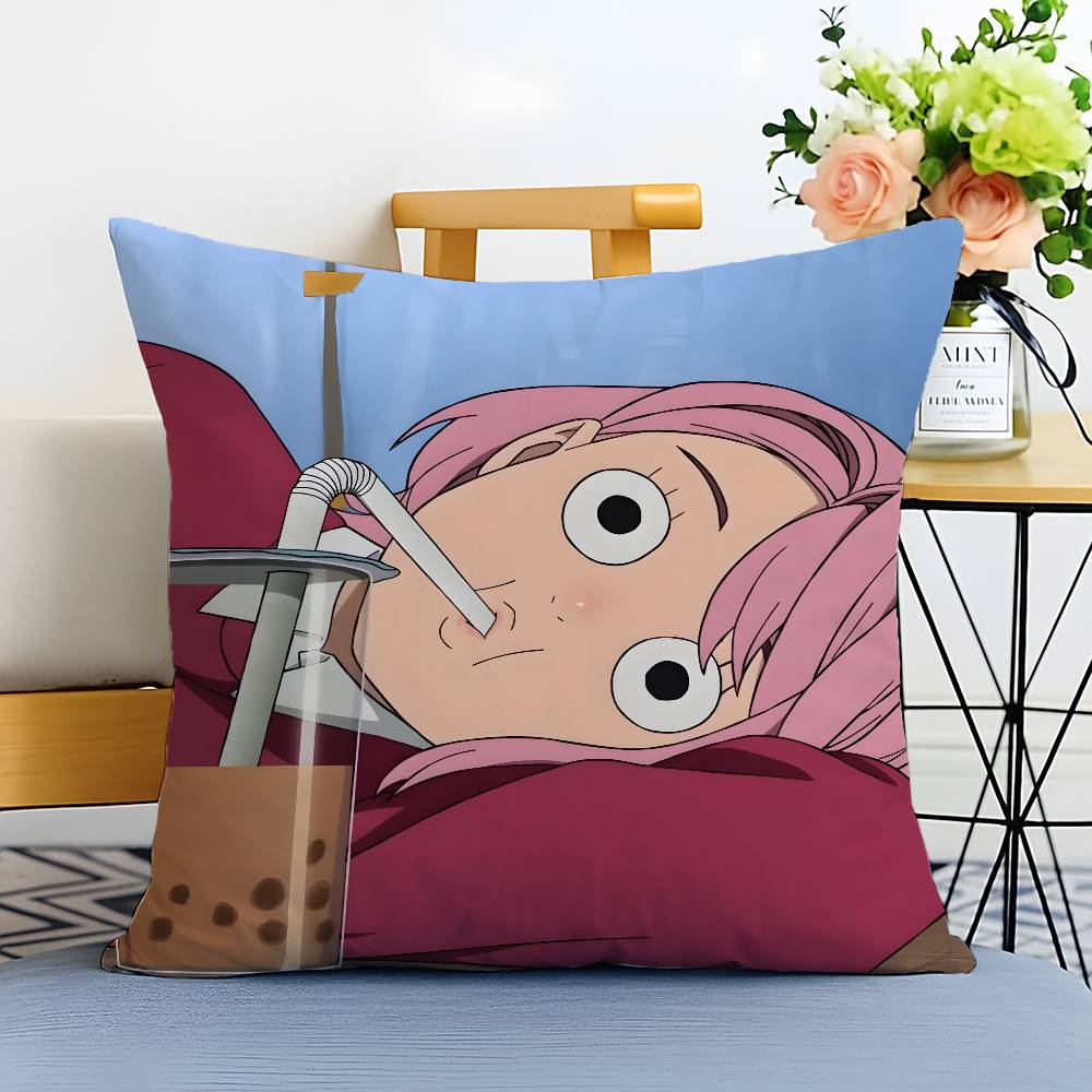 D-Dandadanes serietidningar Örngott Kvalstersäkert örngott Osynlig dragkedja Silkeslen kort plysch Soffkuddfodral