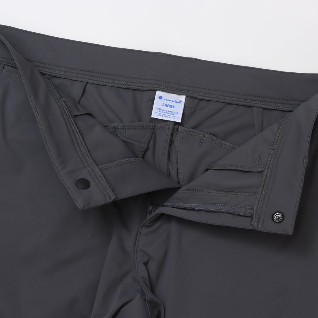 Electrostatic Care Stretch Water Repellent Windproof Script Logo Long Pants Golf Charcoal [Champion] Men's C3-ZG203