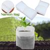 100PCS Non-woven Seeding Grow Bags Biodegradable Seed Nursery Bags Plants Seeds To Sow Flower Pots Pouch Home Garden Supply