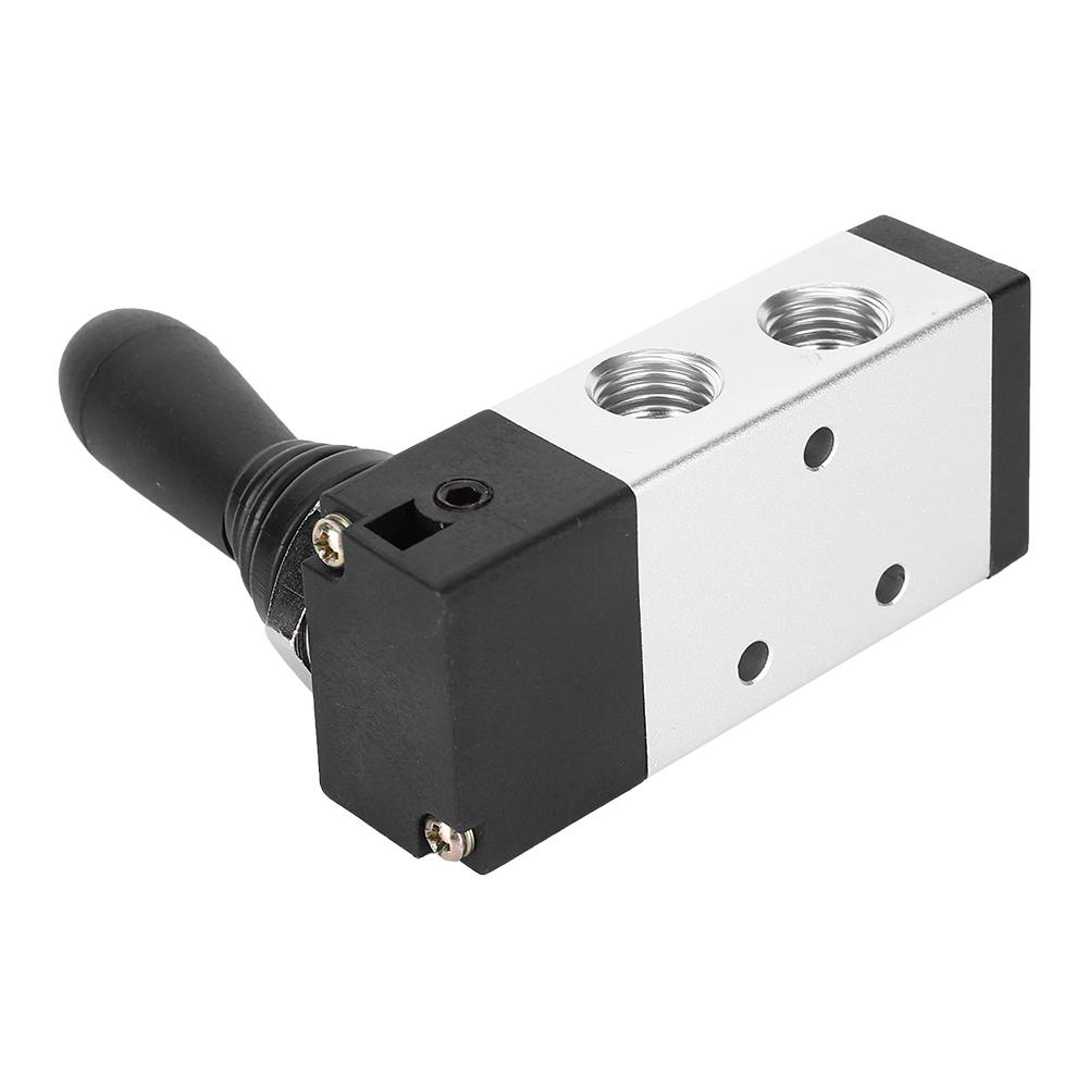 Two Position Five Way Lever Valve Aluminum Alloy Mechanical Valve 4H21006G 4H21008G(G 14  Inch )