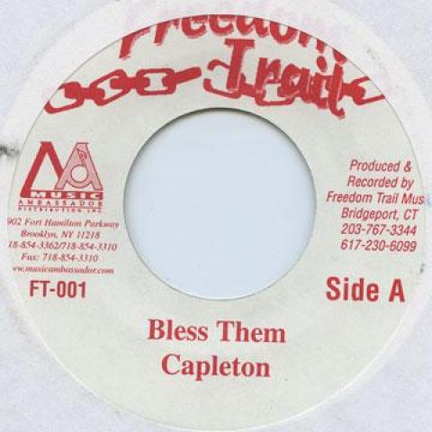 7inch Record CAPLETON - Bless Them FT001 Freedom Trail 2003 US Reggae, Ska & Dub Used
