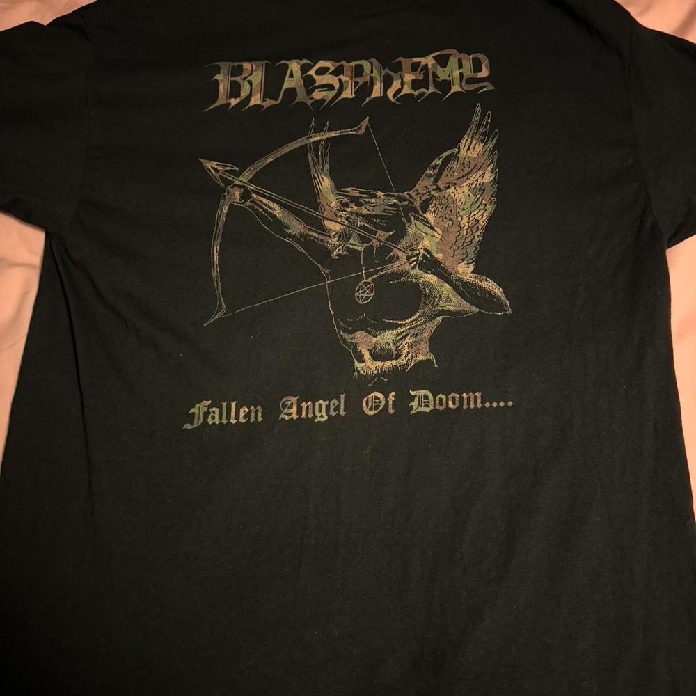 New Blasphemy Fallen Angel of Camouflage Cotton Unisex S-5XL Shirt  BT1173 Unisex T-Shirt Graphic Tee XL