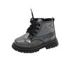 Girls Short Boots Korean Style Kids Princess Boots Glossy   Autumn Winter  Children Ankle Boots Soft Versatile