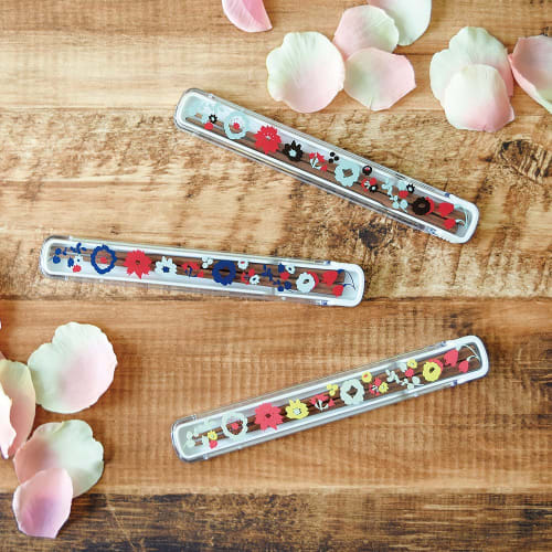 Yellow Studio "Bonony" Chopsticks & Case, Brown, 18cm, Made in Japan, 72023