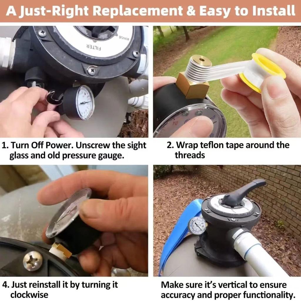 Professional Pressure Meter Accurate Pressure Measuring Instrument Stable Pressure Indicator for Engineers & Scientists