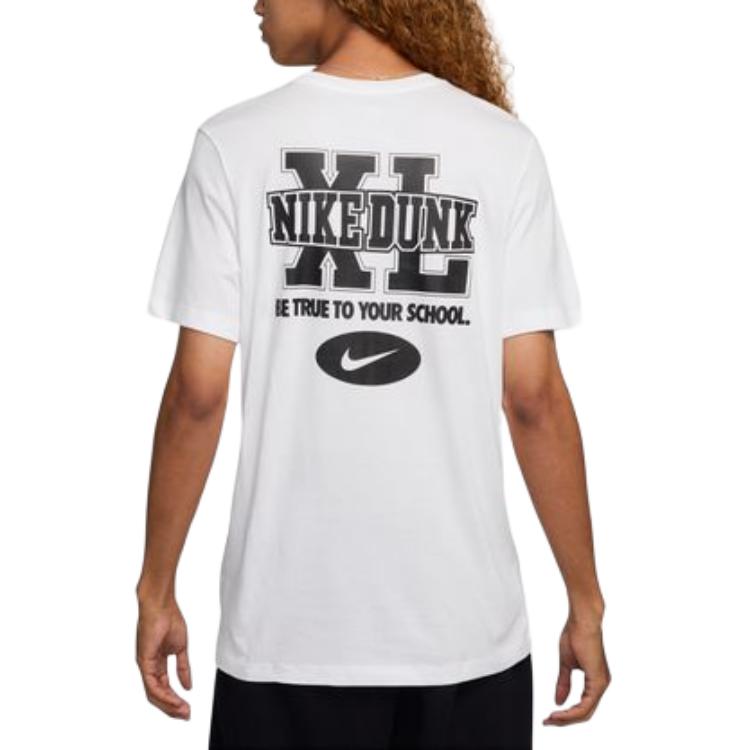 New Nike Dunk AS U NSW TEE OC PK B LBR T Shirt Men's White HJ0773-100