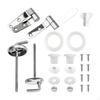 Toilet Lid Hinges Mounting Fixed Joint Fittings Fixtures Space Saving Cover Hinge Replacement Part