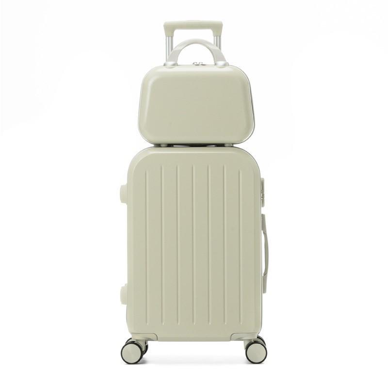 Durable College Student Trolley Suitcase with Combination Lock