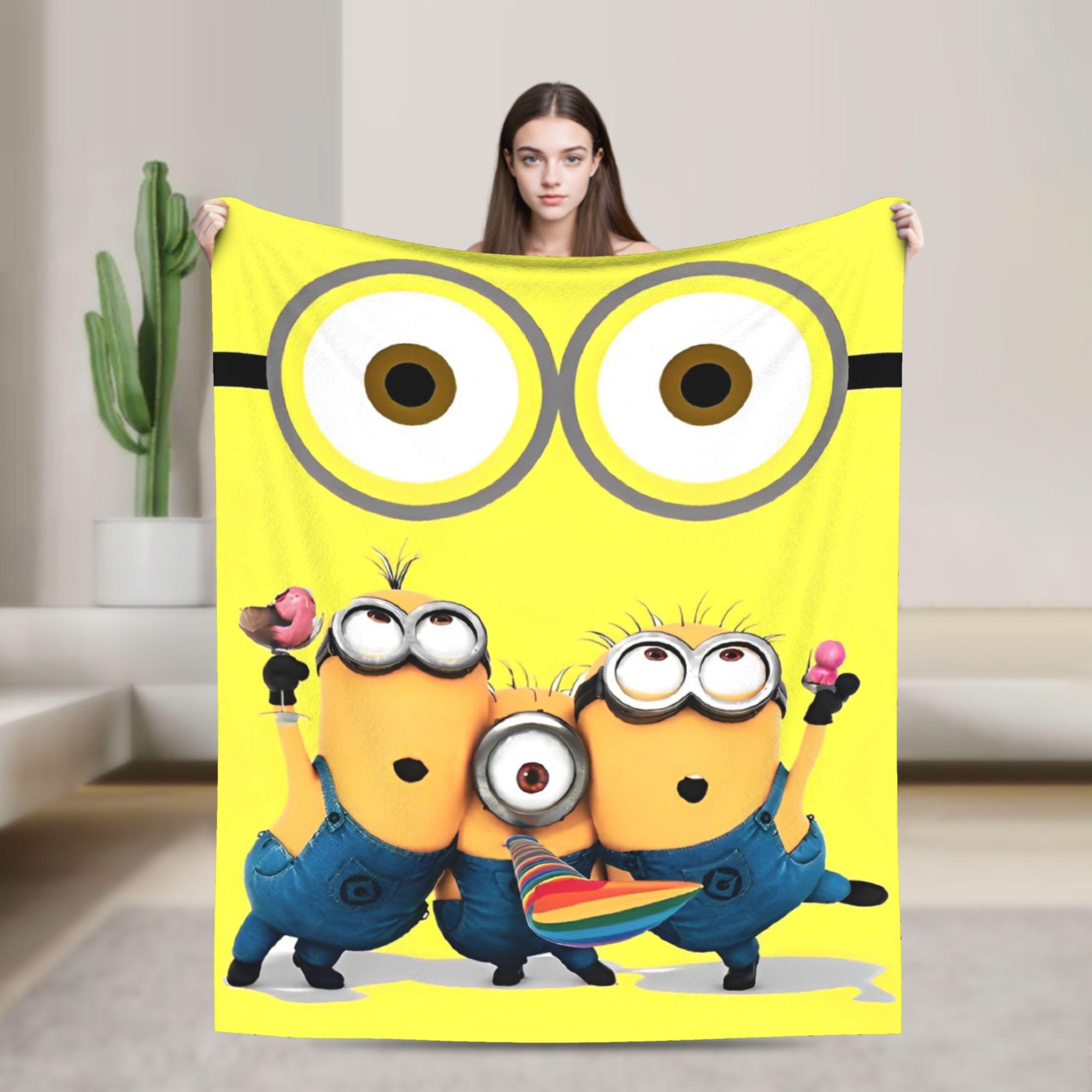

Kevin Dave Wool Blankets Comedy Cartoon Awesome Throw Blankets for Home 150*125cm Bedspread 200x150cm 80x60in