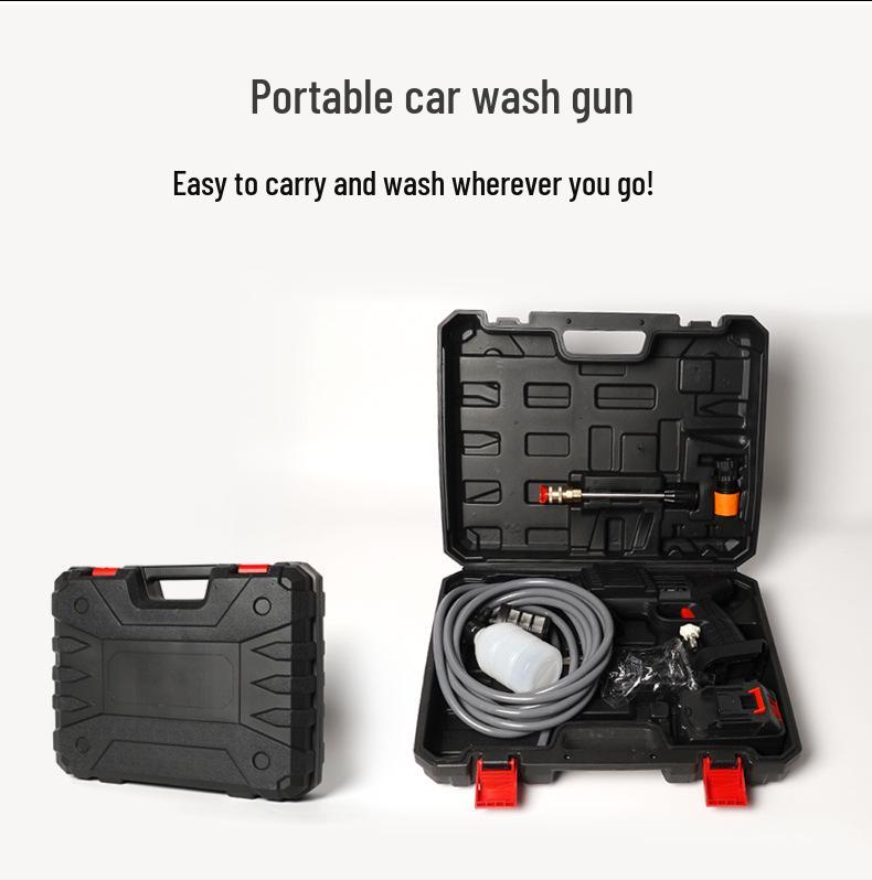 Pistol electric de spălare auto cu presiune înaltă fără fir cu baterie reîncărcabilă