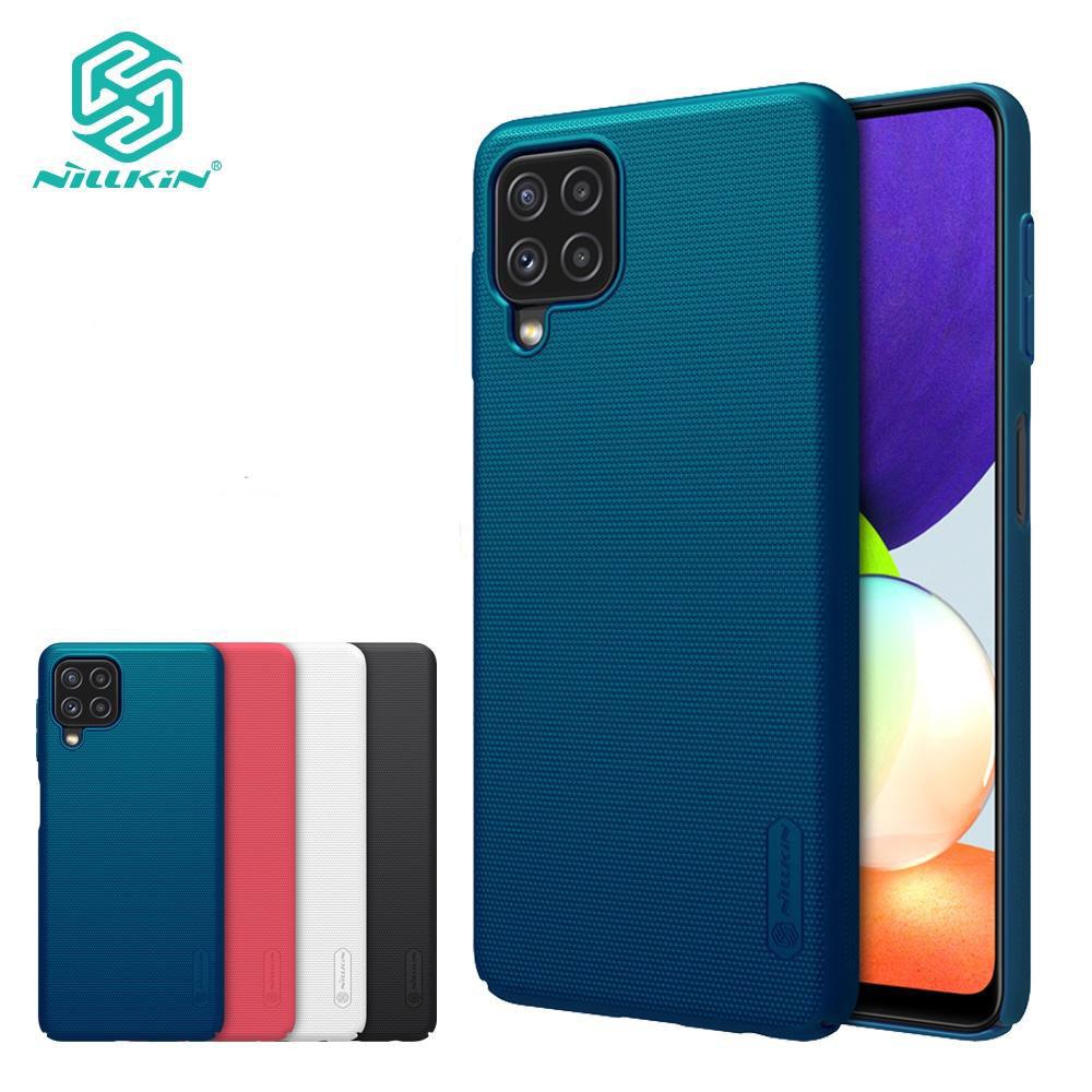 

Nillkin Роскошный чехол для телефона Samsung Galaxy A22 4G Жесткий ПК Ударопрочный супер матовый щит
