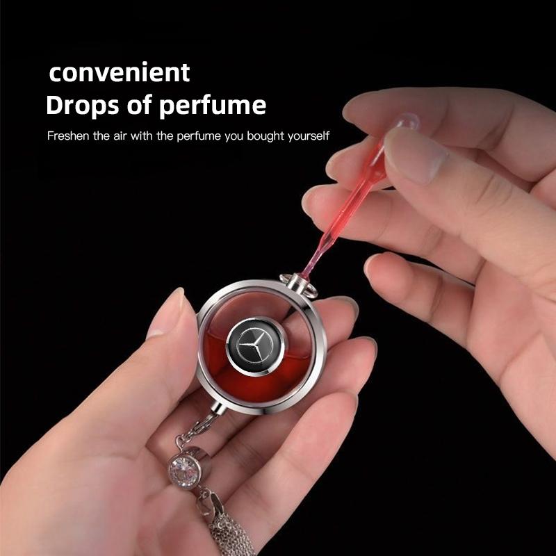 Car Logo Perfume Pendant Air Freshener Hanging Perfume Interior For Mercedes Benz A/B/C/E/S Class W206 W220 W205 W211 W212 W201 OS5