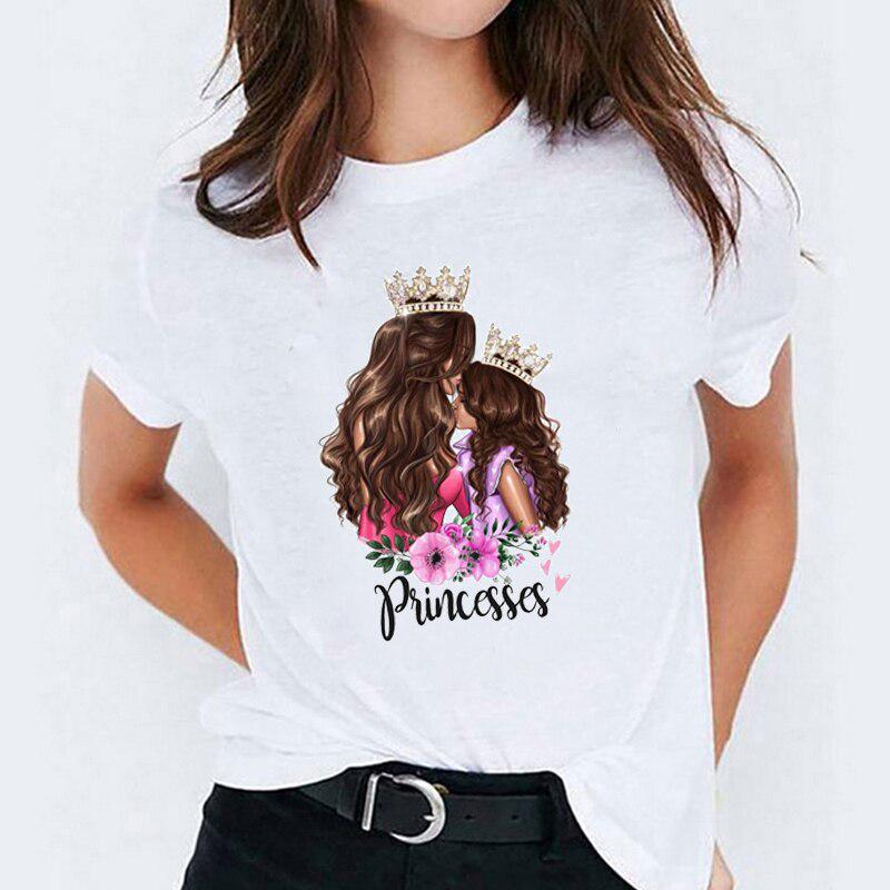 Mujeres dibujos animados mamá niña leyendo mamá madre señora señora camiseta  femenina tops elegante camisetas con estampado de camisetas camisas camisas  comprar a buen precio — entrega gratuita, reseñas reales con fotos —