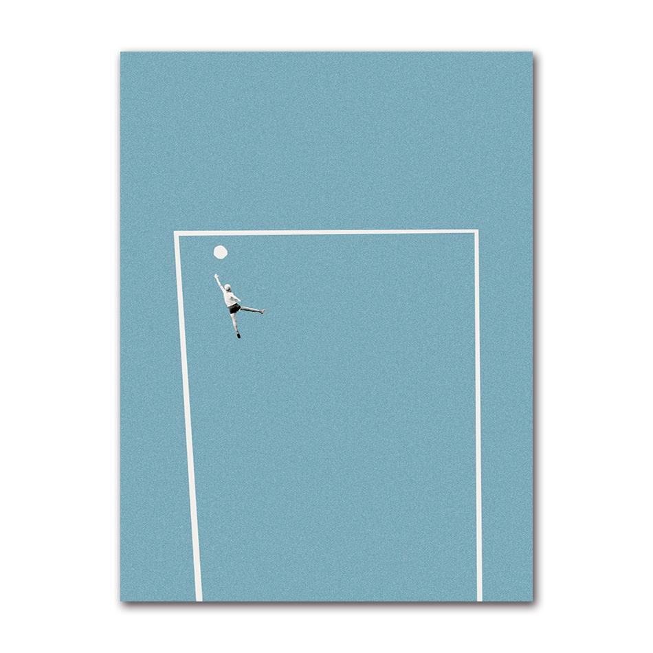 Retro Simple Interesting Abstract Illustration Patterns Interact with People Poster Canvas Painting Wall Art Pictures Home Decor