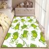 Happy Playful Frogs Pattern Carpet Yoga Living Room Room Decor Children's Crawling Mat Doormat Area Rug Games Mat