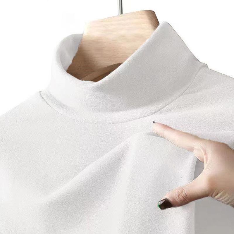 Herren German Velvet Rollkragen Langarm Bedrucktes Sweatshirt, Frühling/Herbst 2023 Stil