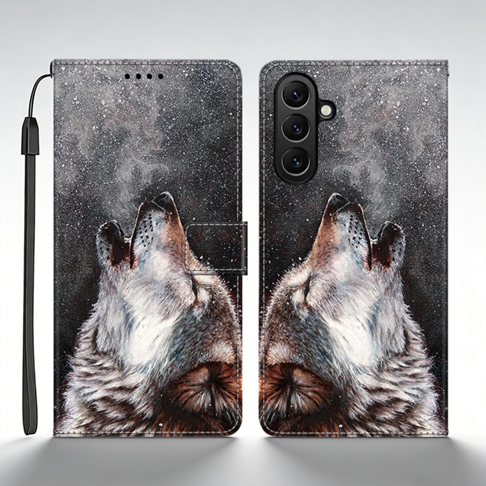

For Samsung Galaxy S25 Case Printed Wallet Leather Flip Cover For Samsung Galaxy S25 Ultra Case S25 Plus S 25 Phone Cases Fundas Samsung S25 Plus