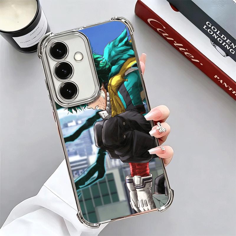 MHA My Hero Midoriya Izuku Deku Soft Phone Case For Samsung A17 A27 A07 A37 A57 A16 A56 A15 A55 A14 A54 A13 A53 A26 A36 A25 A35 Samsung A06 5G