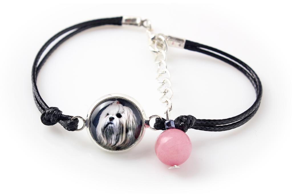 Lhasa Apso - bracelet with your photo handmade, unique jewelry from the Art-Dog brand