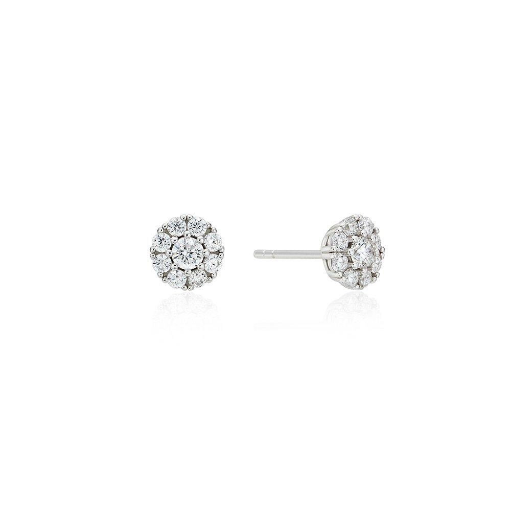 Essence Silver (W) Flower Earrings Hl4E55424W9Xxx